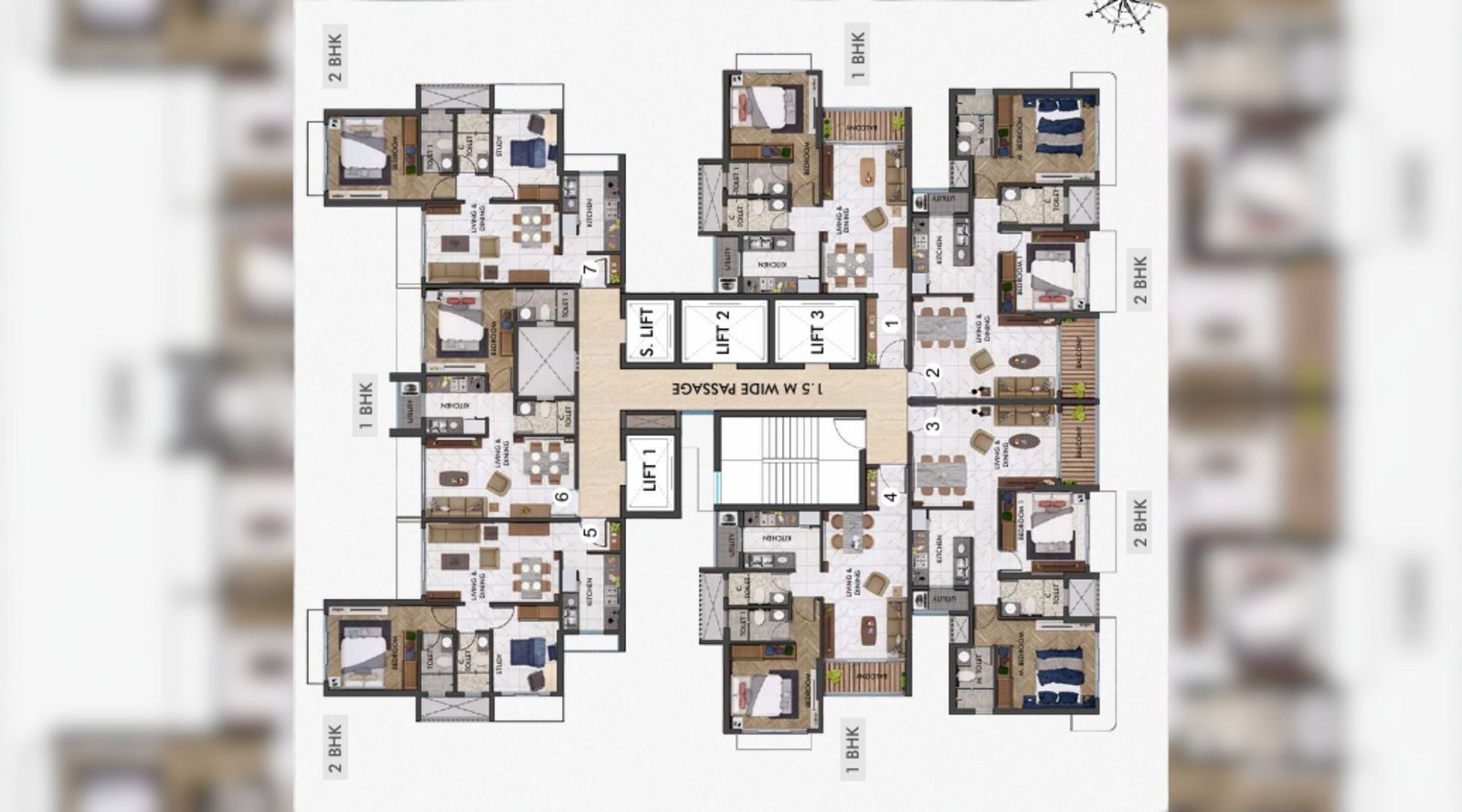 Gurukul-heights-Typical-Floor-Plan
